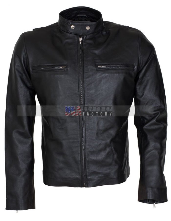 Bradley Cooper Leather Jacket | Adam Jones Black Leather Jacket SALE