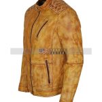 Mens-Camel-Color-Vintage-Waxed-Designer-Leather-Jacket-