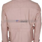 Star Wars The Force Awakens Finn Leather Pink Jacket Mens Leather Jackets online Free Shipping Hot Sale  Black Friday Sale John Boyega Leather Jacket
