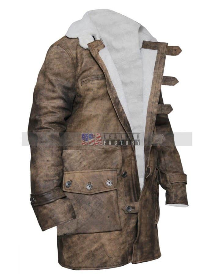 Tom Hardy The Dark Knight Rises Real Leather Bane Coat