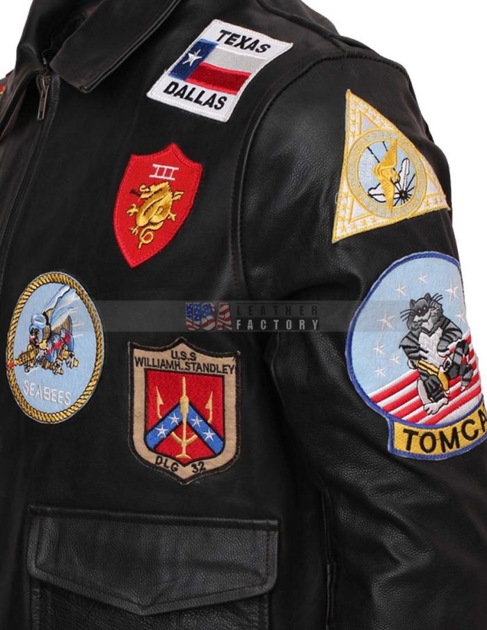 Tom Cruise Pete Maverick Leather Jacket
