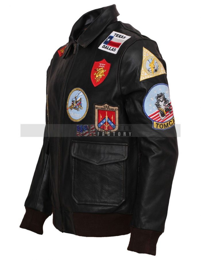 Top Gun Tom Cruise Pete Maverick Leather Jacket Sale