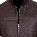 Designers-Mens-Brown-Slim-fit-Embroidered-Jacket