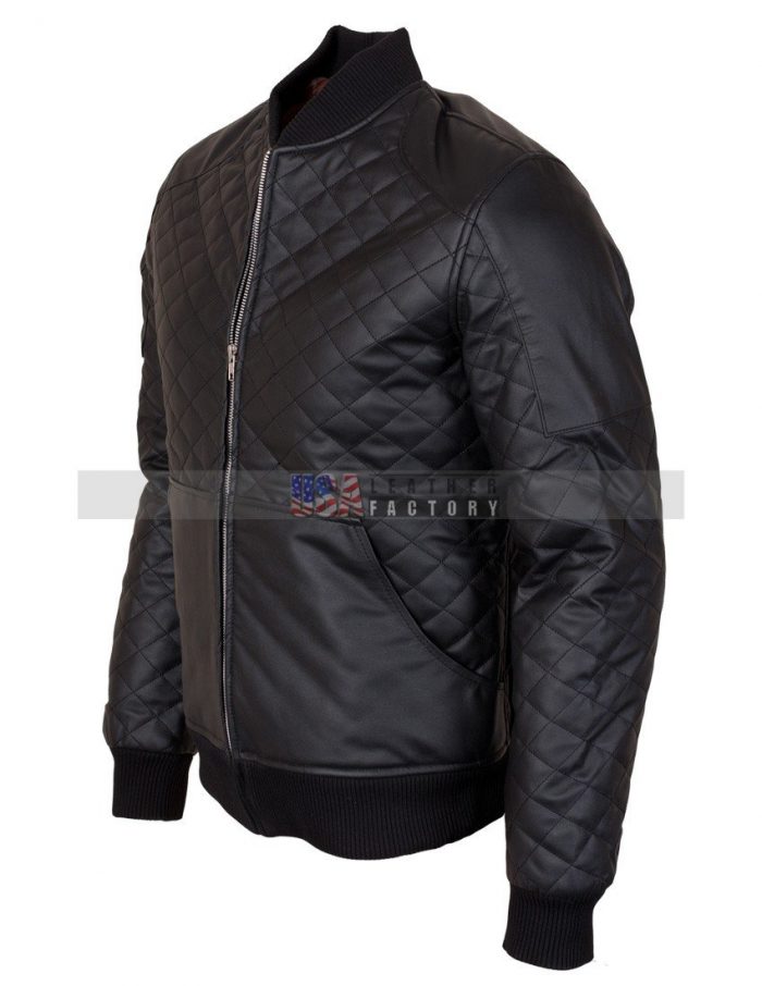 Leather jacket mens black sale friday