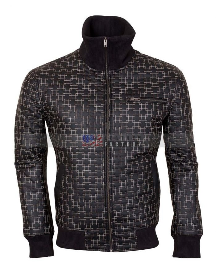 Black Designer Leather Jacket
