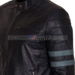 Designer-Men-Black-Biker-Leather-Jacke-Online-Sale-Free-Shipping-HOT-SALE-USA