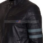 Black Biker Leather Jacket