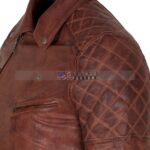 Brown Motorcycle Leather Jacket