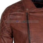 Brown Motorcycle Leather Jacket
