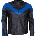 Dick Grayson Nightwing Leather Jacket Online Sale