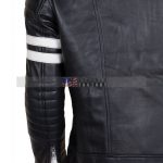 Fight Club Hybrid  Leather Biker Jacket Buy Now