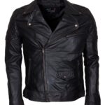 Brando Biker Leather Jacket | Men Marlon Brando Styled Leather Jacket