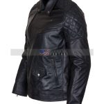 Men Brando Styled Black Biker Leather Jacket Sale online Free Shipping online
