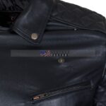 Men Brando Styled Black Leather Jacket