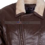 Brown Bomber Leather Jacket
