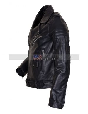 Men's Black Motorcycle Jacket