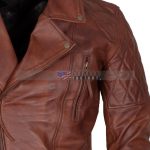 Mens Classic Diamond Brown Jacket