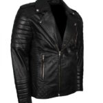 Black Casual Leather Jacket