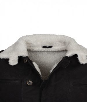 Black Bane Leather Coat
