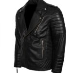 Black Casual Leather Jacket