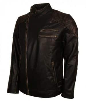 Vintage Skull Leather Jacket