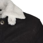 Black Bane Leather Coat