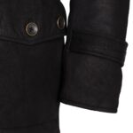 Black Bane Leather Coat
