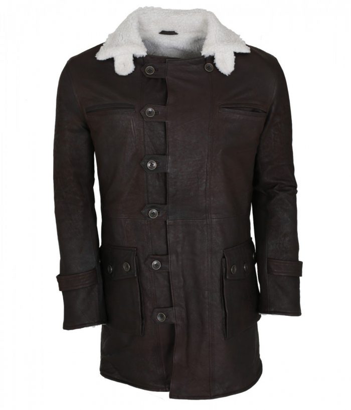 Bane Brown Leather Coat