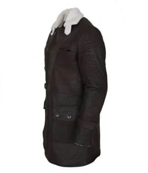 Bane Brown Leather Coat