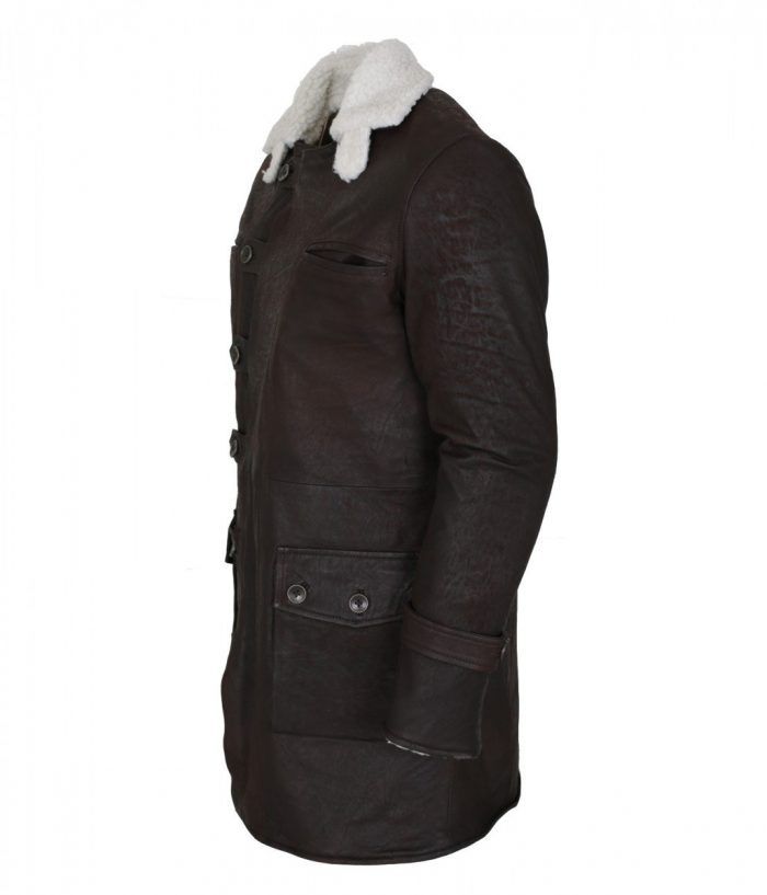 Bane Brown Leather Coat