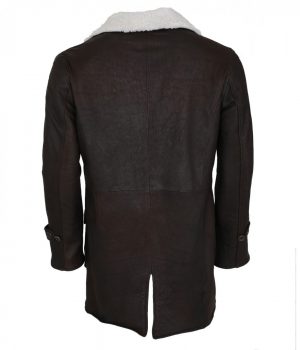 Bane Brown Leather Coat