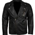 Black Casual Leather Jacket