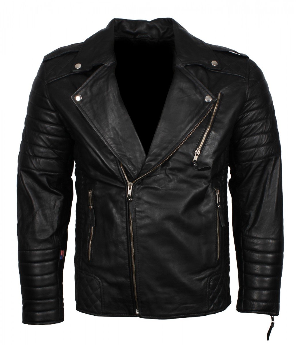 Black Casual Leather Jacket | Men's Boda Black Leather Casual Jacket