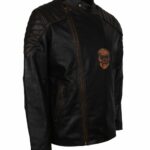 Black Motorcycle Leather Jacket