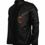 Black Motorcycle Leather Jacket