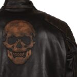 Black Motorcycle Leather Jacket