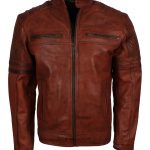 Men’s Brown Vintage Quilted Fashion Leather Jacket