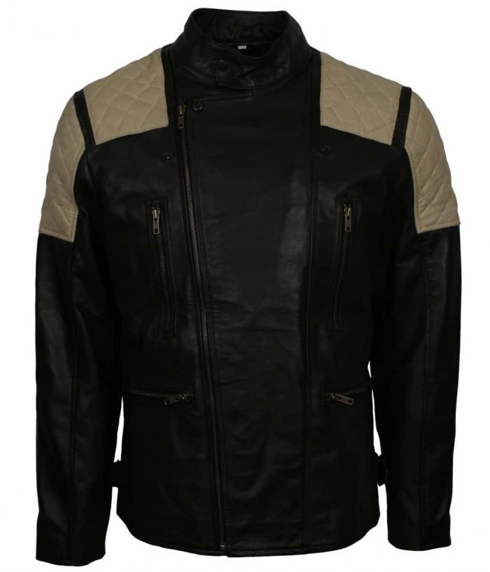Inferno Black Mens Leather Jacket