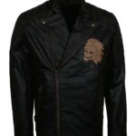 Apache Black Biker Jacket