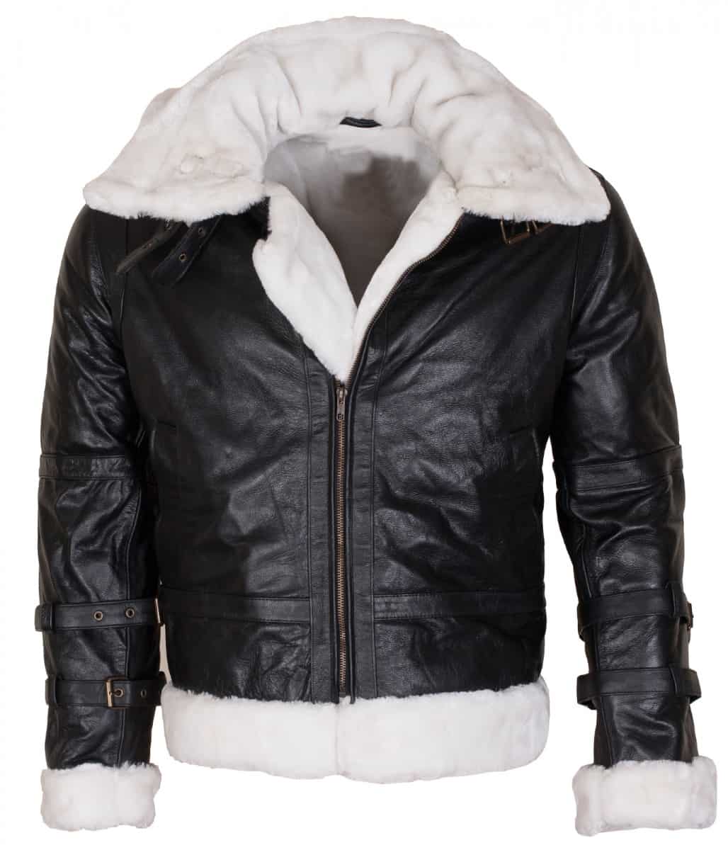 B3 Bomber Leather Jacket for Men | B3 Fur Lined Bomber Jacket