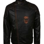 Black Motorcycle Leather Jacket