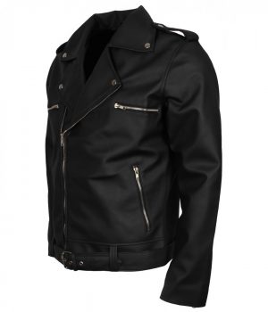 Negan Brando Leather Jacket For Mens - Image 4