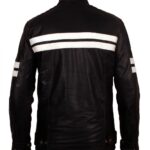 Mens 92 Rocket Cow Leather Biker Jacket - Image 4