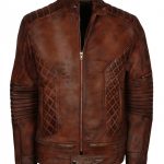 Brown Distressed Iconic Vintage Leather Jacket Sale