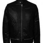 Quilted Real Leather Mens Jacket