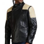Black Brando Fashion Men Leather Jacket Sale
