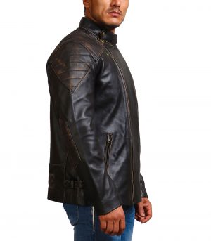 Ride Skull Motorcycle Cowhide Leather Jacket - Image 4