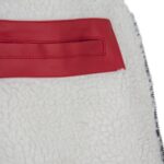 Men Santa Claus Christmas Red Fur Leather Coat Jacket - Image 5
