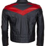 Dick Grayson Red Nightwing Faux Leather Jacket - Image 2