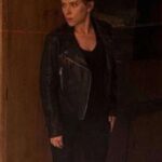 Scarlett-Johansson-Widow-Black-Biker-Leather-Jacket